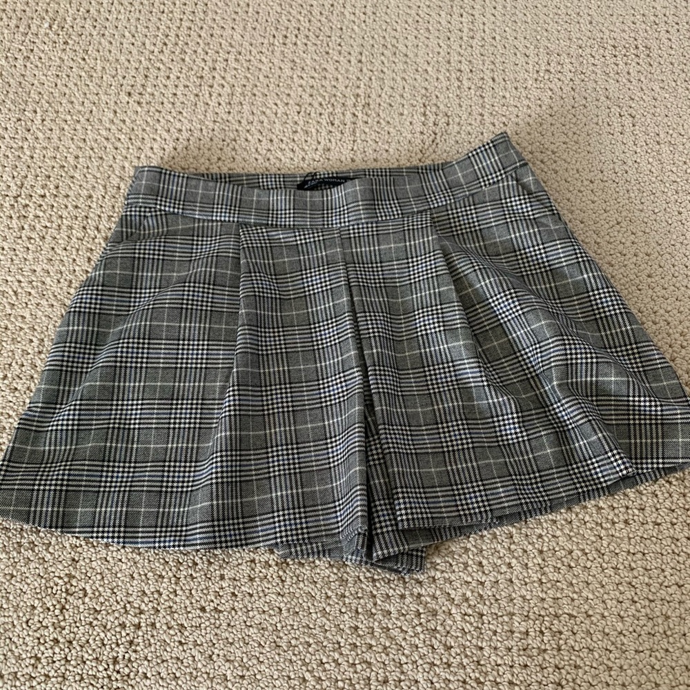 Brand New Zara Plaid Skort
